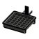 Cal-Mil 22175-13 Black Drip Tray Bracket and Insert for Modular Sanitizer Stand