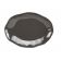 Cal-Mil 22306-912-101 Marin Dinnerware 1-1/4” x 12” x 9” Cinder Black Platter
