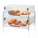 Cal-Mil 3706-1511-49 Mid-Century 16 1/4" x 11 1/4" x 18" Pastry Display Case with Chrome Frame