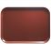 Cambro 2025501 Real Rust 20 3/4 Inch x 25 9/16 Inch Rectangular Low Profile Rim Fiberglass Camtray Cafeteria Serving Tray