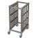 Cambro UPR1826HP12580 Camshelving 12 Full-Size Pan Half-Height Ultimate Sheet Pan Rack In Brushed Graphite With Plastic Locking Casters, Unassembled