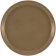 Cambro 1000513 Bayleaf Brown 10 Inch Round Fiberglass Camtray Serving Tray