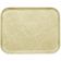 Cambro 1014214 Abstract Tan 10 5/8 Inch x 13 3/4 Inch Rectangular Fiberglass Camtray Cafeteria Serving Tray
