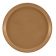 Cambro 1200508 Suede Brown 12 Inch Round Fiberglass Camtray Serving Tray
