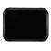 Cambro 1216D110 Black 12 Inch x 16 Inch Rectangular Fiberglass Healthcare Dietary Tray