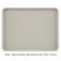 Cambro 1216D538 Cottage White 12 Inch x 16 Inch Rectangular Fiberglass Healthcare Dietary Tray
