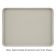 Cambro 1219D538 Cottage White 12 Inch x 19 Inch Rectangular Fiberglass Healthcare Dietary Tray