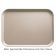 Cambro 1220D199 Taupe 12 Inch x 20 Inch Rectangular Fiberglass Healthcare Dietary Tray