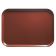 Cambro 1318501 Real Rust 12 5/8 Inch x 17 3/4 Inch Rectangular Fiberglass Camtray Cafeteria Serving Tray
