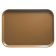 Cambro 1318508 Suede Brown 12 5/8 Inch x 17 3/4 Inch Rectangular Fiberglass Camtray Cafeteria Serving Tray