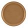 Cambro 1400508 Suede Brown 14 Inch Round Fiberglass Camtray Serving Tray