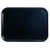 Cambro 1418D110 Black 14 Inch x 18 Inch Rectangular Fiberglass Healthcare Dietary Tray