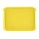 Cambro 1418FF108 Primrose Yellow 13 13/16 Inch x 17 3/4 Inch Rectangular Textured Polypropylene Fast Food Tray