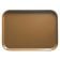 Cambro 1520508 Suede Brown 15 Inch x 20 1/4 Inch Rectangular Fiberglass Camtray Cafeteria Serving Tray