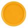 Cambro 1550504 Mustard 16 Inch Round Low Profile Fiberglass Camtray Serving Tray