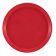 Cambro 1550510 Signal Red 16 Inch Round Low Profile Fiberglass Camtray Serving Tray