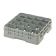 Cambro 16S418151 Soft Gray 16 Compartment 4-1/2" Full Size Camrack Glass Rack w/ 1 Extender