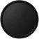 Cambro 1800CT110 Black Satin 18 Inch Diameter Round Fiberglass Non-Skid Rubber Surface Camtread Serving Tray