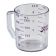 Cambro 25MCCW441 Camwear Allergen Free 1 Cup Polycarbonate Measuring Cup
