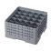 Cambro 25S800151 Soft Gray 25 Compartment 3-1/2" Full Size Camrack Glass Rack w/ 4 Extenders