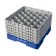 Cambro 30S958168 Blue 30 Compartment 10-1/8" Full Size Camrack Glass Rack With 5 Extenders