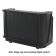 Cambro BAR650PMT420 Black and Granite Gray Cambar 67.5 Inch Standard Style Post Mix System w/ Water Tank Portable Bar