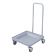 Cambro CDR2020H151 Soft Gray Plastic Dish / Glass Rack Camdolly w/ Chrome Handle