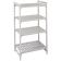 Cambro CPU243672V4480 Speckled Gray Camshelving 36 Inch x 72 Inch 4 Vented Shelves Starter Unit
