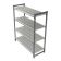 Cambro ESU183672V4 Brushed Graphite Camshelving Elements 36 Inch x 72 Inch Plastic Stationary Vented Shelving Unit