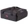Cambro GBP318110 Black 17 1/2" Wide 7 1/2" High 600-Denier Polyester Insulated Standard GoBag Pizza Delivery Bag Holds (3) 18" Or (4) 16" Pizza Boxes