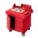 Cambro KWS40158 Hot Red CamKiosk Mobile Utility Counter Work / Food Prep Station