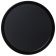 Cambro PT1400110 Black 14 Inch Diameter Round Polypropylene Non-Skid Surface Polytread Serving Tray