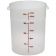Cambro RFS22PP190 Translucent 22 Qt Round Polypropylene Food Storage Container