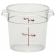 Cambro RFSCW1135 Clear Camwear 1 Qt Polycarbonate Round Food Storage Container