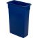 Carlisle 34202314 Blue 23 Gallon Rectangular Polyethylene TrimLine Waste Container
