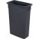 Carlisle 34202323 Gray 23 Gallon Rectangular Polyethylene TrimLine Waste Container