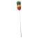 Carlisle 36315600 Multi-Colored Flo-Pac Telescoping 52" - 81" Poly Wool Duster