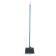 Carlisle 3686403 Black 48" Duo Sweep Unflagged Broom with Blue Metal Handle