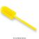 Carlisle 40000EC04 Yellow 12 Inch Sparta Bottle Brush With 2 3/4 Inch Diameter Polyester Bristles