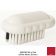 Carlisle 40020EC05 Red 2 1/2 Inch Wide Sparta Hand And Nail Brush With Polyester Bristles