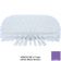 Carlisle 40043EC68 Purple 9 1/2" x 5 1/2" Sparta Tank And Kettle Brush Head With Flared 1 3/4" Polyester Bristles