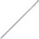 Carlisle 40225EC23 Gray 60 Inch Sparta Fiberglass Broom Handle With 3/4" ACME Threaded Tip