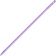 Carlisle 40225EC68 Purple 60 Inch Sparta Fiberglass Broom Handle With 3/4" ACME Threaded Tip