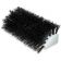Carlisle 4042303 Black 10 Inch Sparta Hi-Lo Polypropylene Block Floor Scrub Brush Head With Crimped Synthetic Bristles