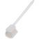 Carlisle 4050102 White 20 Inch Sparta All-Purpose Polypropylene Handle Utility Scrub Brush With 1 5/8 Inch Stiff Polyester Bristles