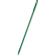 Carlisle 41225EC09 Green 48 Inch Sparta Fiberglass Broom Handle With 3/4" ACME Threaded Tip