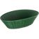 Carlisle 650409 Green WeaveWear 9" 1.1 Qt Plastic Oval Basket