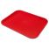 Carlisle CT141805 Red Cafe 14" x 18" Standard Polypropylene Tray