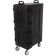 Carlisle PC600N03 Black 10 Pan Cateraide Double End Loading Polyethylene Insulated Mobile Food Pan Carrier With Molded-In Handles