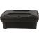 Carlisle XT140003 Black 4" Deep Cateraide Slide 'N Seal Top Loading Polyethylene Insulated Food Pan Carrier With Sliding Lid And Molded-In Tethered Lock Pin